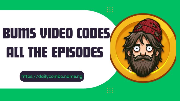 Bums Video Codes
